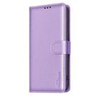 For Motorola Moto G35 Litchi Texture RFID Anti-theft Leather Phone Case(Purple) - 2
