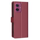 For Motorola Moto G55 Litchi Texture RFID Anti-theft Leather Phone Case(Red) - 3