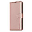 For Motorola Moto G55 Litchi Texture RFID Anti-theft Leather Phone Case(Gold) - 2