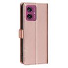 For Motorola Moto G55 Litchi Texture RFID Anti-theft Leather Phone Case(Gold) - 3