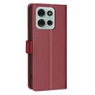 For Motorola Moto G75 5G Litchi Texture RFID Anti-theft Leather Phone Case(Red) - 3