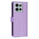 For Motorola Moto G75 5G Litchi Texture RFID Anti-theft Leather Phone Case(Purple) - 3