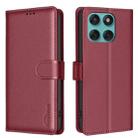For Motorola Edge 60 Fusion Litchi Texture RFID Anti-theft Leather Phone Case(Red) - 1