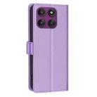 For Motorola Edge 60 Pro Litchi Texture RFID Anti-theft Leather Phone Case(Purple) - 3