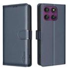 For Motorola Edge 60 Pro Litchi Texture RFID Anti-theft Leather Phone Case(Blue) - 1