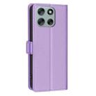 For Motorola Moto G56 5G Litchi Texture RFID Anti-theft Leather Phone Case(Purple) - 3