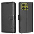 For Motorola Moto G86 5G Litchi Texture RFID Anti-theft Leather Phone Case(Black) - 1