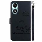 For Honor X5 Plus / Play 40C Cute Cats RFID Leather Phone Case(Black) - 3