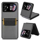 For Blackview Hero 10 Litchi Texture Card Slot Phone Case(Grey) - 1