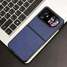 For Blackview Hero 10 Crocodile Texture Back Cover Phone Case(Blue) - 2