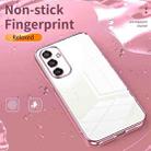 For Samsung Galaxy S25 5G Transparent Plating Fine Hole Phone Case(Purple) - 3