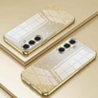 For Samsung Galaxy S25+ 5G Gradient Glitter Powder Electroplated Phone Case(Gold) - 2