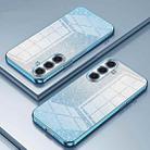 For Samsung Galaxy S25+ 5G Gradient Glitter Powder Electroplated Phone Case(Blue) - 2