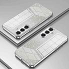For Samsung Galaxy S25+ 5G Gradient Glitter Powder Electroplated Phone Case(Silver) - 2