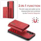 For Samsung Galaxy S24 FE 5G DG.MING M1 Series 3-Fold Multi Card Wallet + Magnetic Phone Case(Red) - 3