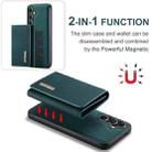 For Samsung Galaxy S24 FE 5G DG.MING M1 Series 3-Fold Multi Card Wallet + Magnetic Phone Case(Green) - 3