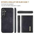 For Samsung Galaxy S24 FE 5G DG.MING M1 Series 3-Fold Multi Card Wallet + Magnetic Phone Case(Black) - 2