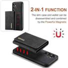 For Samsung Galaxy S24 FE 5G DG.MING M1 Series 3-Fold Multi Card Wallet + Magnetic Phone Case(Black) - 3