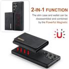 For Samsung Galaxy S25 Ultra 5G DG.MING M1 Series 3-Fold Multi Card Wallet + Magnetic Phone Case(Black) - 3