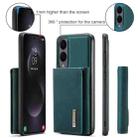 For Samsung Galaxy S25 Edge 5G DG.MING M1 Series 3-Fold Multi Card Wallet + Magnetic Phone Case(Green) - 2