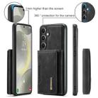 For Samsung Galaxy S24 FE 5G DG.MING M2 Series 3-Fold Multi Card Bag + Magnetic Phone Case(Black) - 2