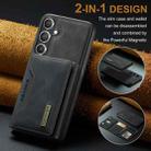 For Samsung Galaxy S24 FE 5G DG.MING M2 Series 3-Fold Multi Card Bag + Magnetic Phone Case(Black) - 3