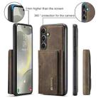 For Samsung Galaxy S24 FE 5G DG.MING M2 Series 3-Fold Multi Card Bag + Magnetic Phone Case(Coffee) - 2