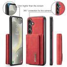 For Samsung Galaxy S24 FE 5G DG.MING M2 Series 3-Fold Multi Card Bag + Magnetic Phone Case(Red) - 2