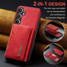 For Samsung Galaxy S24 FE 5G DG.MING M2 Series 3-Fold Multi Card Bag + Magnetic Phone Case(Red) - 3