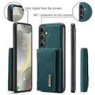 For Samsung Galaxy S24 FE 5G DG.MING M2 Series 3-Fold Multi Card Bag + Magnetic Phone Case(Green) - 2