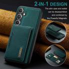 For Samsung Galaxy S24 FE 5G DG.MING M2 Series 3-Fold Multi Card Bag + Magnetic Phone Case(Green) - 3