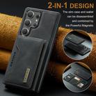 For Samsung Galaxy S25 Ultra 5G DG.MING M2 Series 3-Fold Multi Card Bag + Magnetic Phone Case(Black) - 3