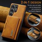 For Samsung Galaxy S25 Ultra 5G DG.MING M2 Series 3-Fold Multi Card Bag + Magnetic Phone Case(Brown) - 3