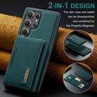 For Samsung Galaxy S25 Ultra 5G DG.MING M2 Series 3-Fold Multi Card Bag + Magnetic Phone Case(Green) - 3