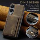 For Samsung Galaxy S25 Edge 5G DG.MING M2 Series 3-Fold Multi Card Bag + Magnetic Phone Case(Coffee) - 2