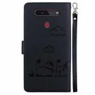 For LG K41S / K51S Cute Cats RFID Leather Phone Case(Black) - 3