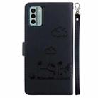 For Nokia G22 Cute Cats RFID Leather Phone Case(Black) - 3