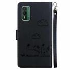 For Nokia XR21 Cute Cats RFID Leather Phone Case(Black) - 3