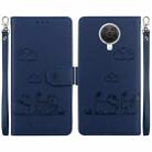 For Nokia G10 / G20 Cute Cats RFID Leather Phone Case(Blue) - 1