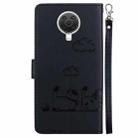 For Nokia G10 / G20 Cute Cats RFID Leather Phone Case(Black) - 3