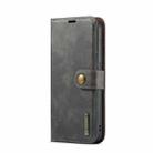 For Samsung Galaxy S24 FE 5G DG.MING Crazy Horse Texture Detachable Magnetic Leather Case(Grey) - 2