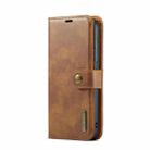 For Samsung Galaxy S24 FE 5G DG.MING Crazy Horse Texture Detachable Magnetic Leather Case(Brown) - 2