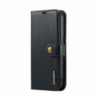 For Samsung Galaxy S24 FE 5G DG.MING Crazy Horse Texture Detachable Magnetic Leather Case(Black) - 2