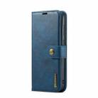 For Samsung Galaxy S24 FE 5G DG.MING Crazy Horse Texture Detachable Magnetic Leather Case(Blue) - 2