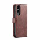 For Samsung Galaxy S25 Edge 5G DG.MING Crazy Horse Texture Detachable Magnetic Leather Case(Red) - 3