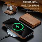 For iPhone 15 Pro Max DG.MING MAGKING-K2 Series MagSafe RFID Card Bag Detachable Phone Case(Brown) - 2