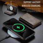 For iPhone 15 Pro Max DG.MING MAGKING-K2 Series MagSafe RFID Card Bag Detachable Phone Case(Coffee) - 2