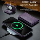 For iPhone 15 Pro Max DG.MING MAGKING-K2 Series MagSafe RFID Card Bag Detachable Phone Case(Purple) - 2