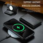 For iPhone 16 Plus DG.MING MAGKING-K2 Series MagSafe RFID Card Bag Detachable Phone Case(Black) - 3