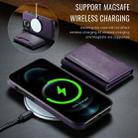 For iPhone 12 Pro Max DG.MING MAGKING-K2 Series MagSafe RFID Card Bag Detachable Phone Case(Purple) - 3